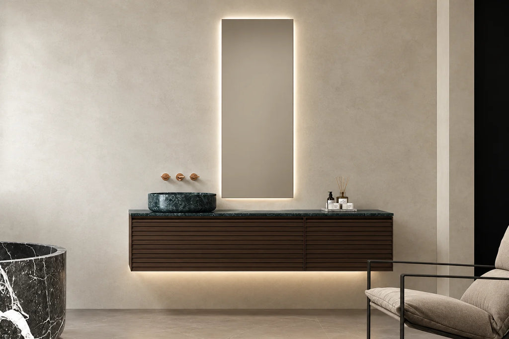 Ensemble complet meuble salle de bain Serpentine 180 cm