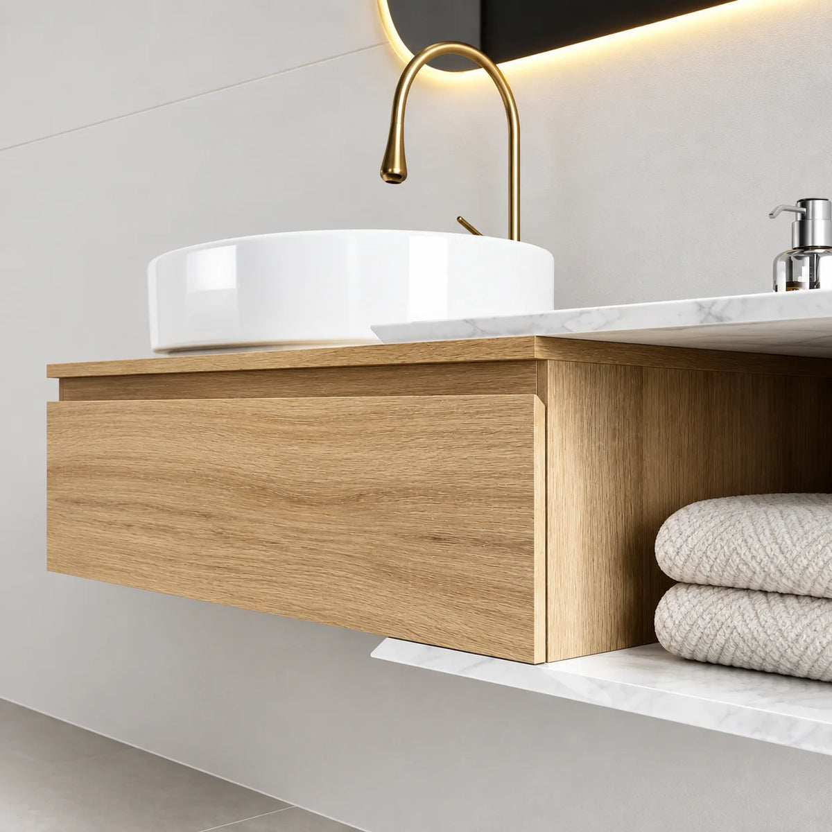 Ensemble complet meuble salle de bain, Stréa
